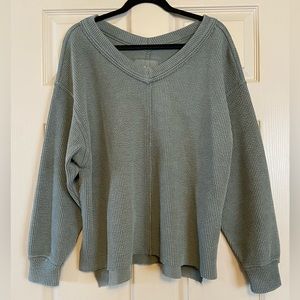 Aerie Oversized Waffle Sweater